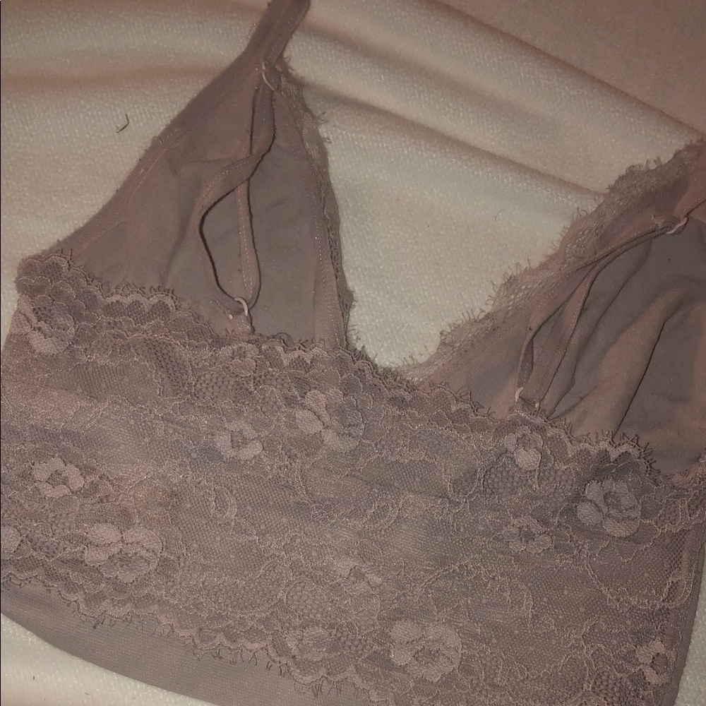 Lace top in Mauve Pink